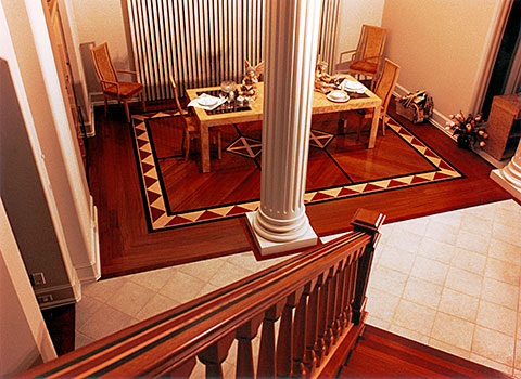 Banister and Inlay