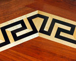 Corner inlay
